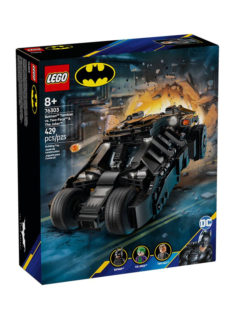 Lego Tumbler de Batman vs Two-Face y The Joker-0