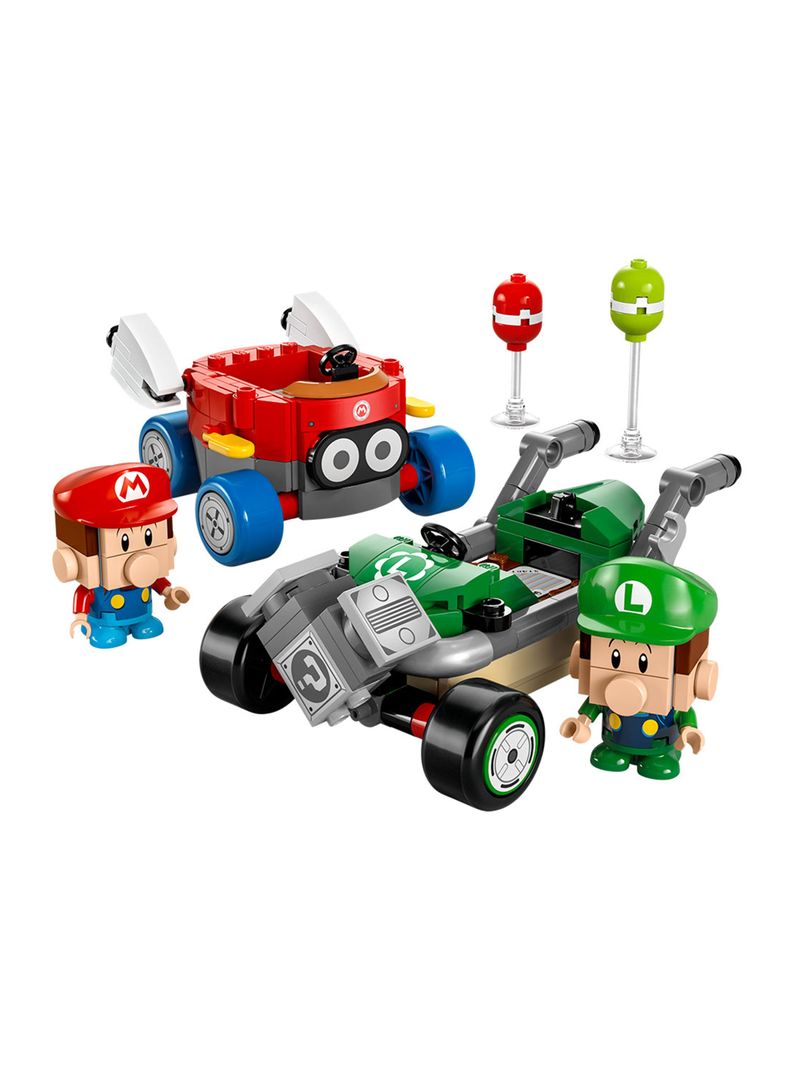 Lego Mario Kart Bebé Mario vs Bebé Luigi-2