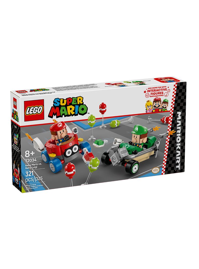 Lego Mario Kart Bebé Mario vs Bebé Luigi-0