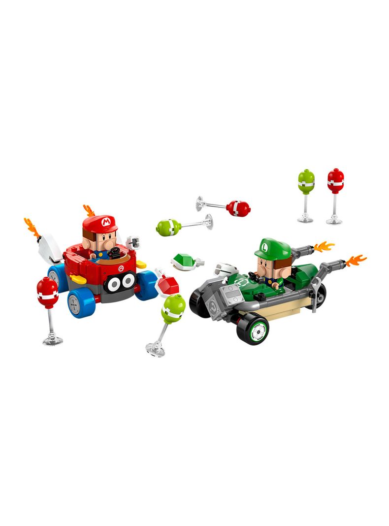 Lego Mario Kart Bebé Mario vs Bebé Luigi-3