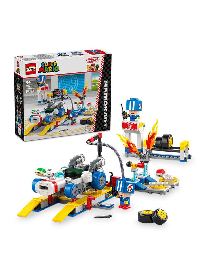 Lego Mario Kart Garaje de Toad-1