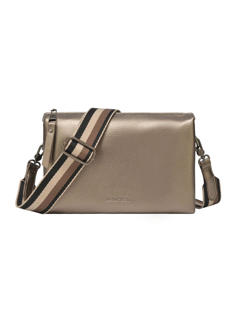 Cartera Crossbody Bandolera Gris-0