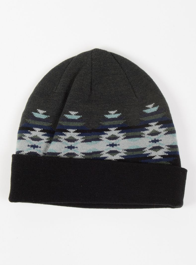 Beanie de Lana Tejido Jacquard-5