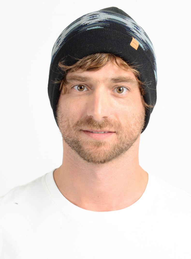 Beanie de Lana Tejido Jacquard-0
