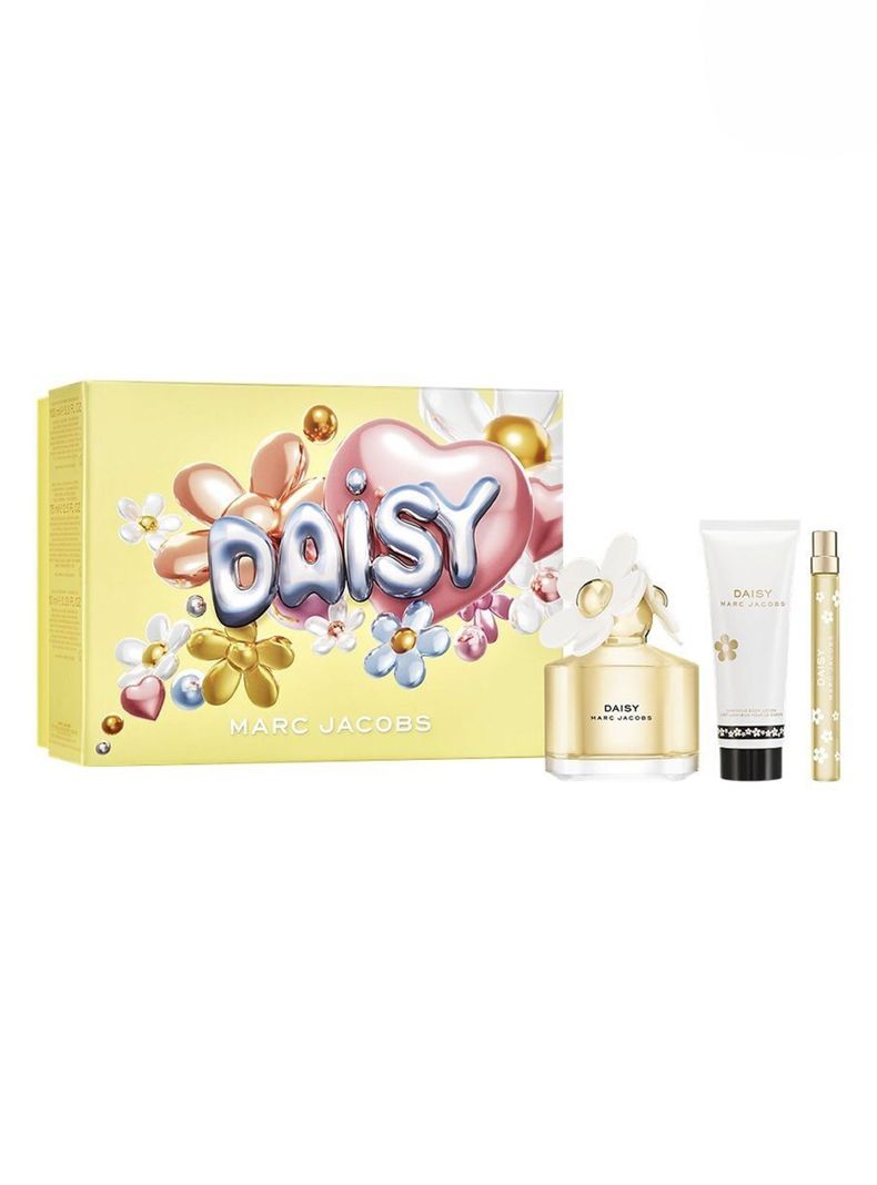 Set Perfume Daisy EDT Mujer 100 ml + Body Lotion 75 ml + Pen Spray 10 ml Marc Jacobs-0