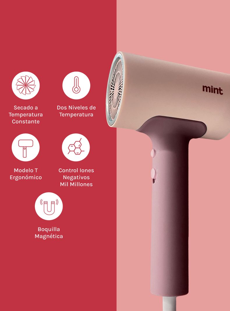 Secador de Pelo 1600W MHR-010-2