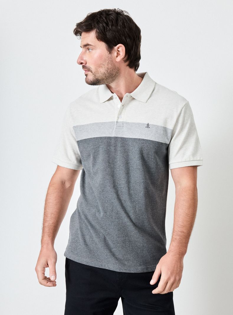 Polera Manga Corta Bloques 1