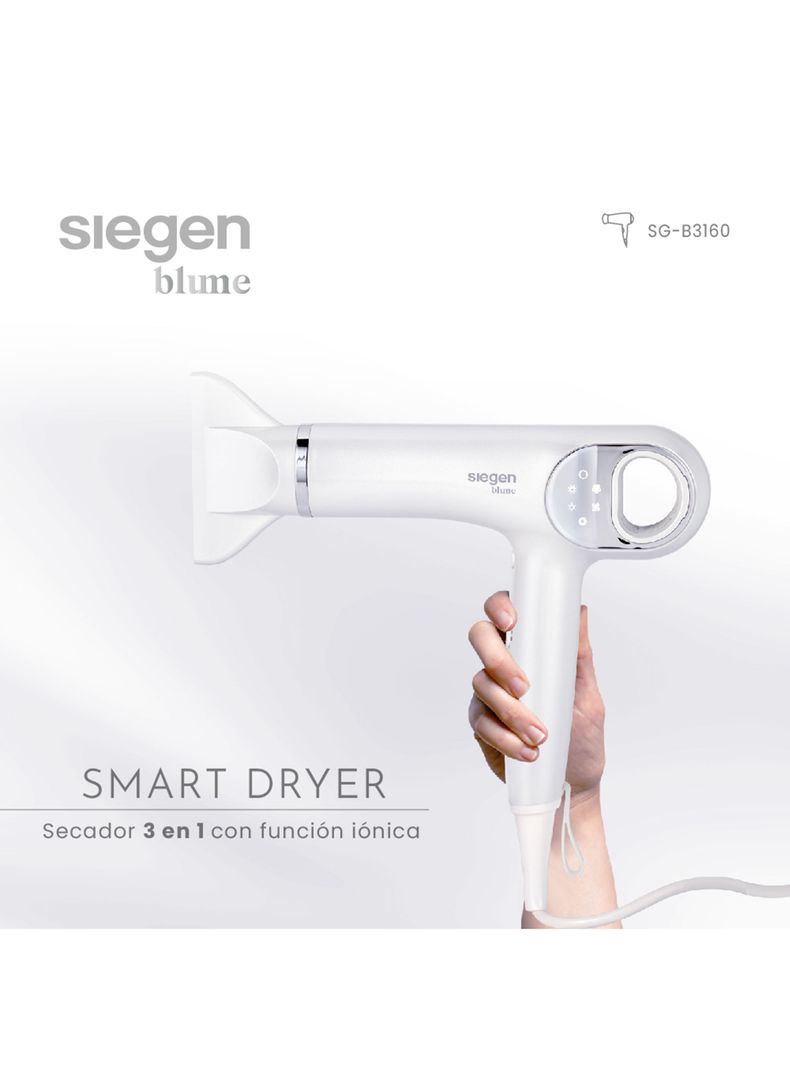 Secador de Pelo  3 en 1  Smart Dryer SG-B3160-1