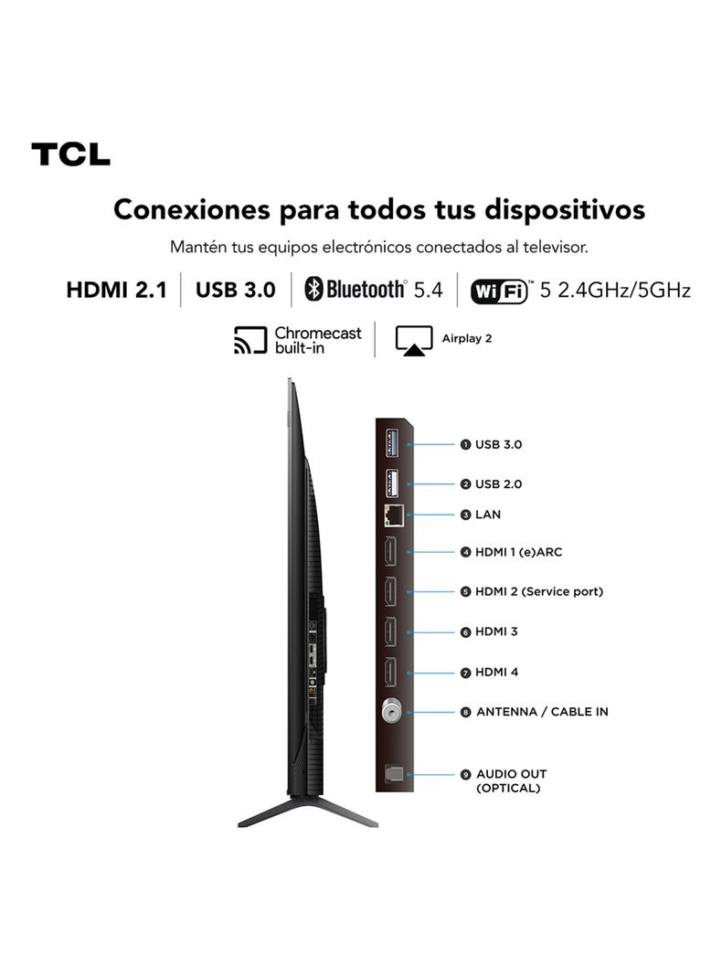 QLED Smart TV 55" 4K UHD 55P8K-2