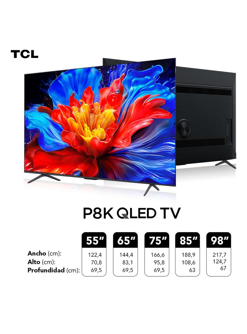 QLED Smart TV 55" 4K UHD 55P8K-1