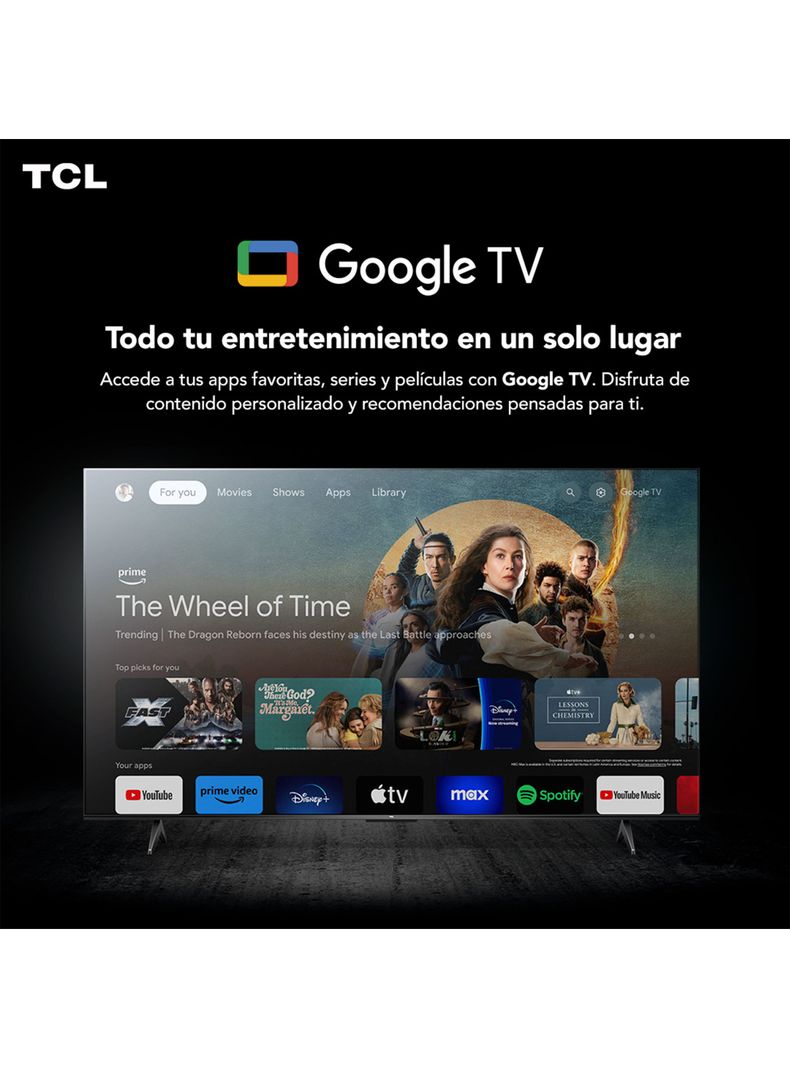 QLED Smart TV 50" 4K UHD 50T6C-4