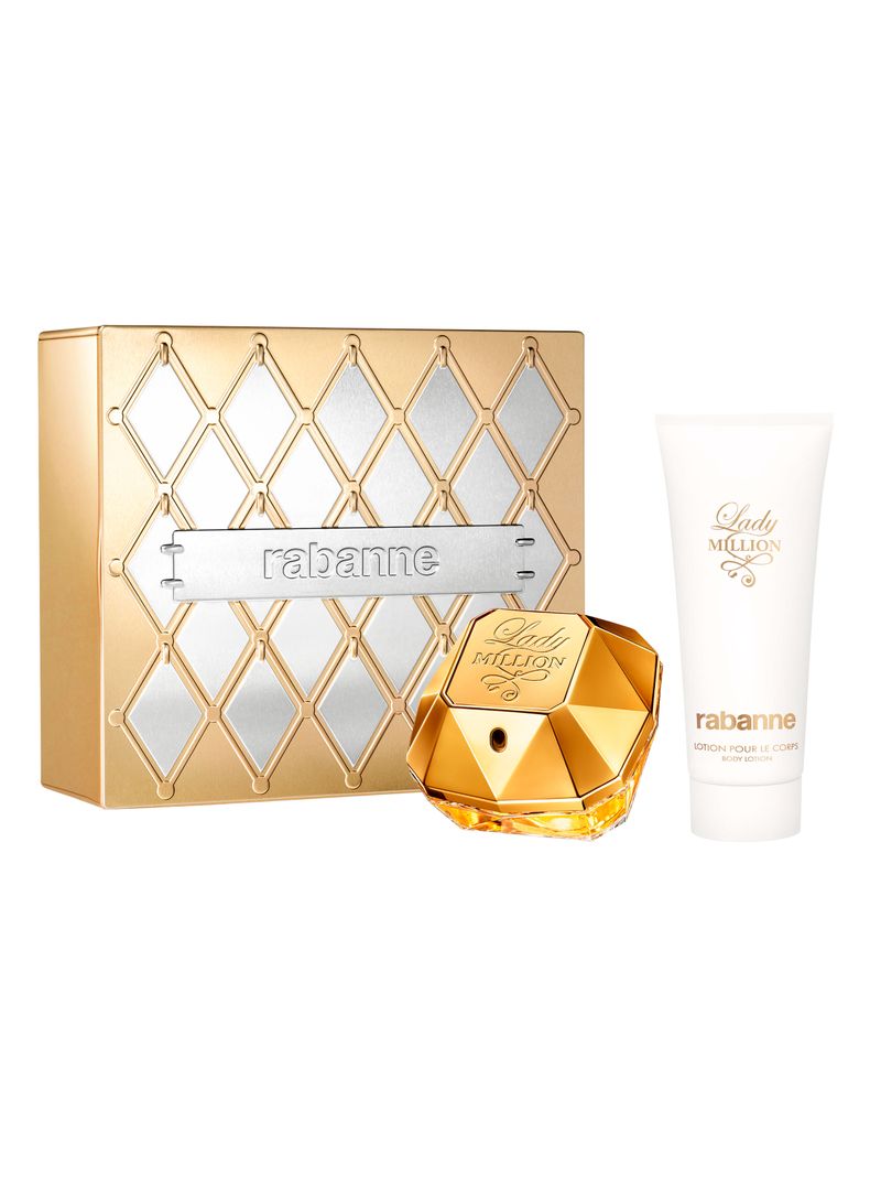 Set Perfume Lady Million EDP Mujer 80 ml + Loción Corporal 100 ml-0