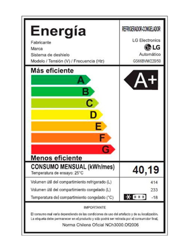 Refrigerador Side by Side No Frost 647 Litros GS66BVM-7