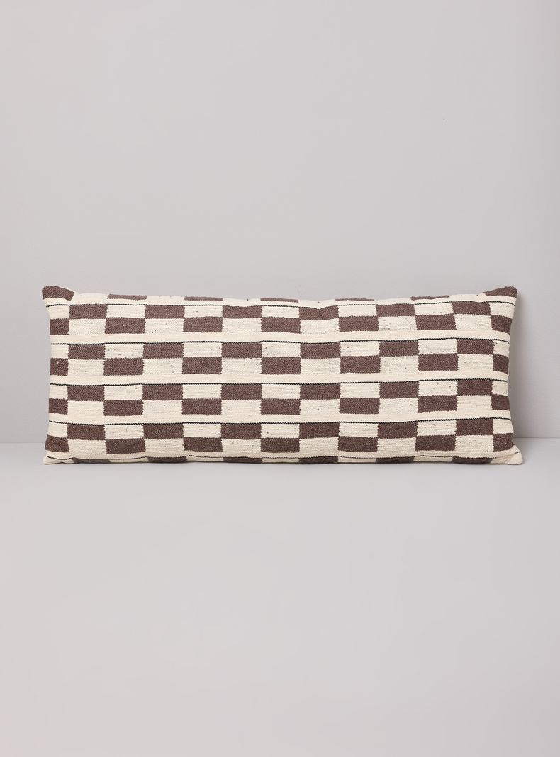 Cojín Tribal Cuadros 35x90 cm