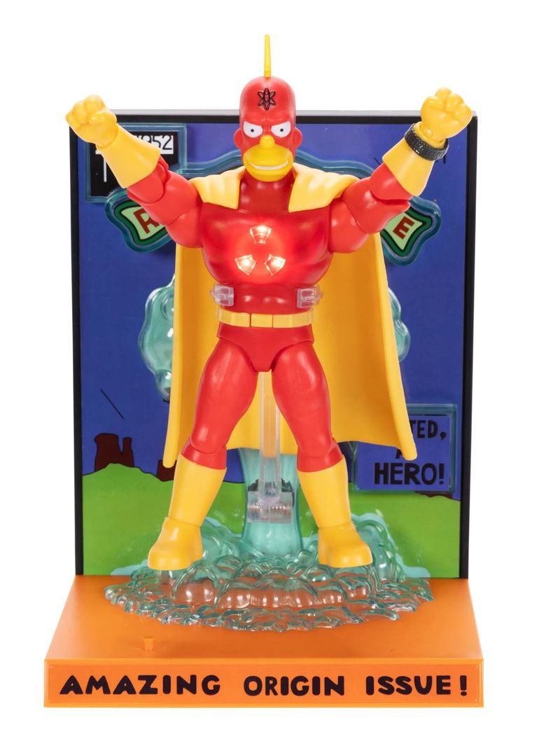 Figura de Acción Homero Radioactivo Los Simpsons -0