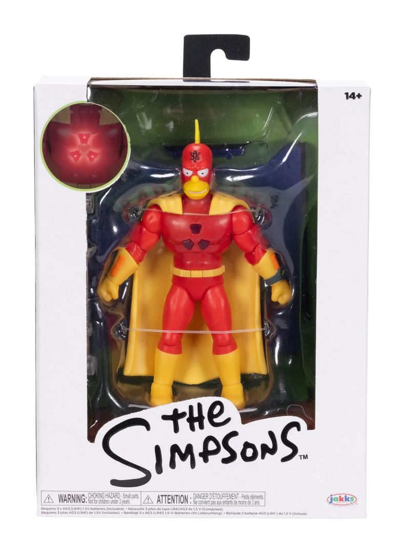 Figura de Acción Homero Radioactivo Los Simpsons -2