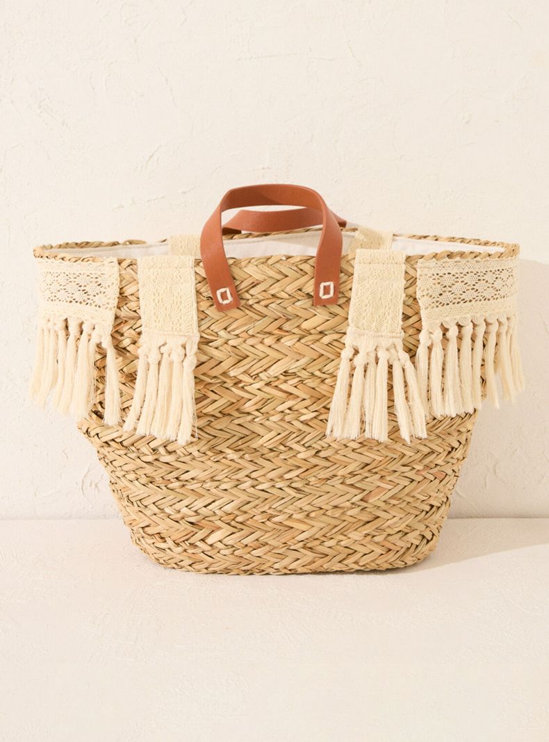 Bolso Rafia Strap Macrame