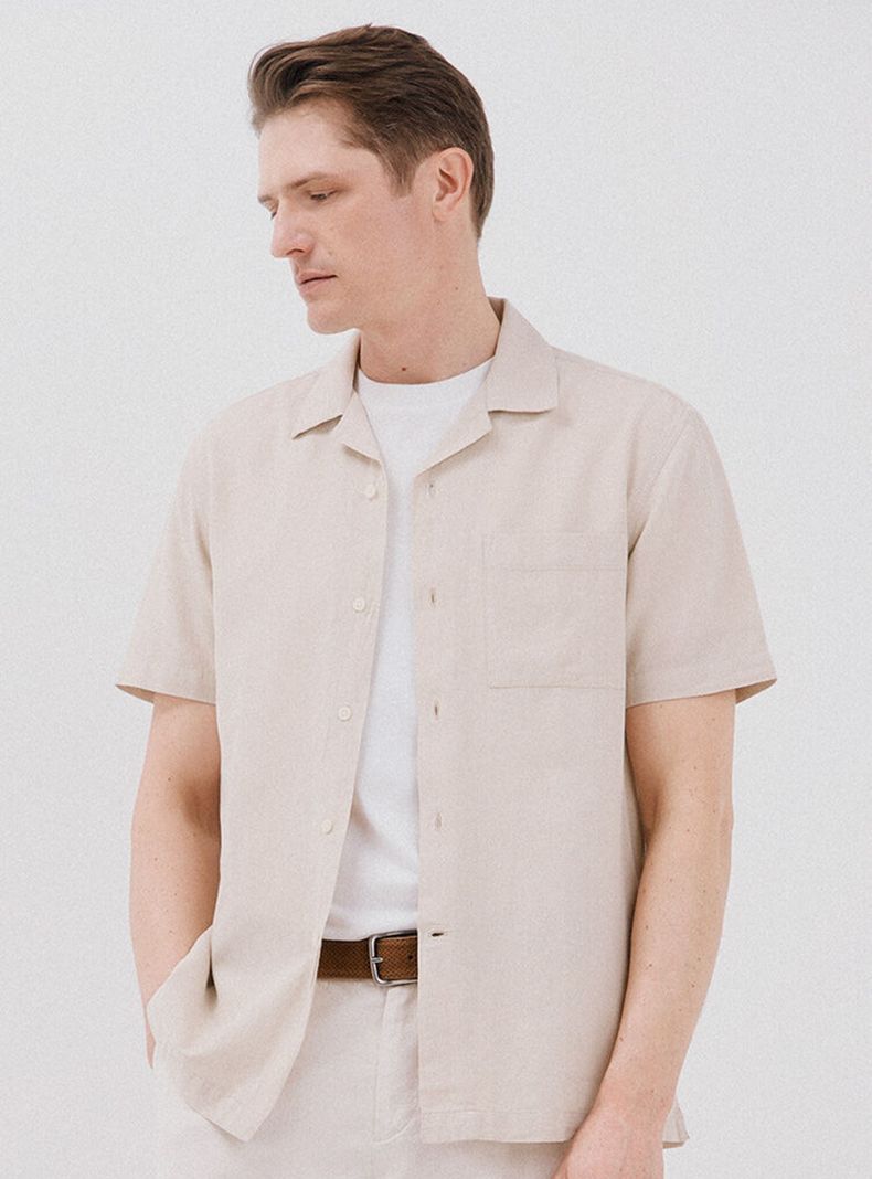 Camisa Casual Lica Algodón