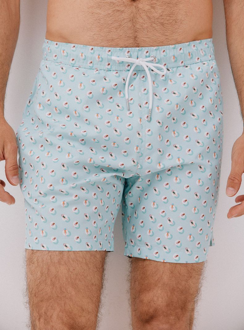 Traje de Baño Estampado Flotadores