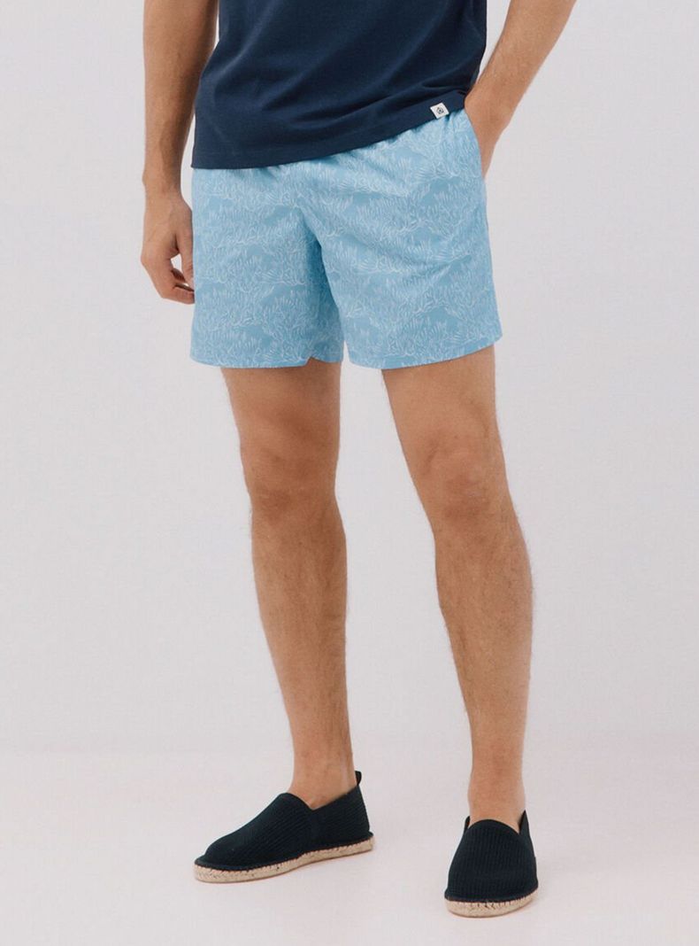Traje de Baño Estampado Algas