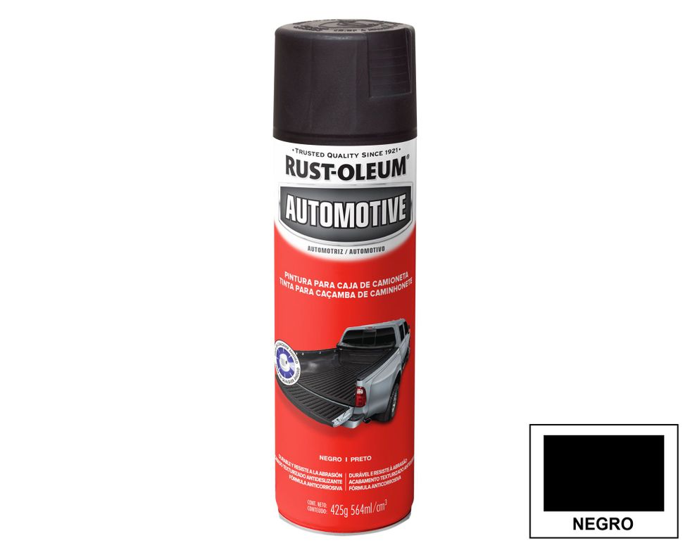 Pintura spray 425 gr Truck Bed negro Rust-Oleum-0