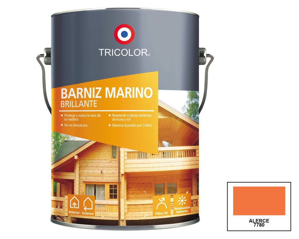 Barniz marino 1 galón alerce brillante Tricolor-0