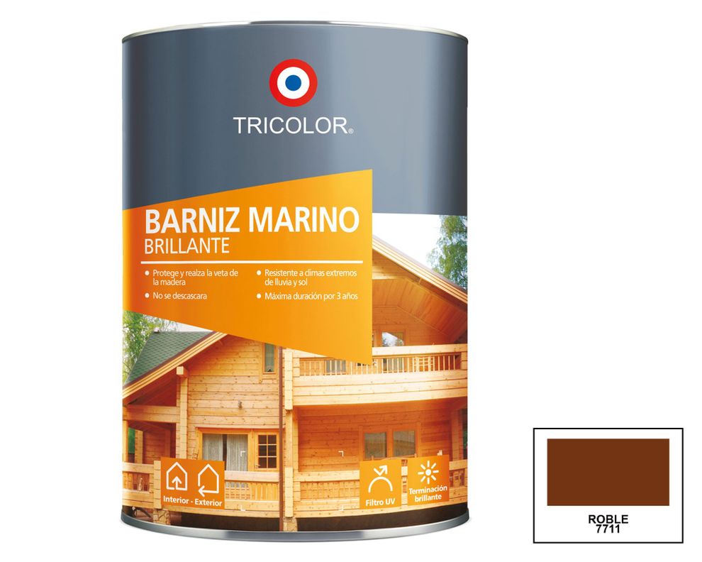 Barniz marino 400 ml roble brillante Tricolor-0