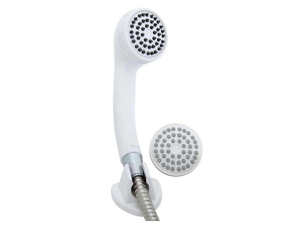 Mango ducha Eurospray + accesorios blanco Duschy-0