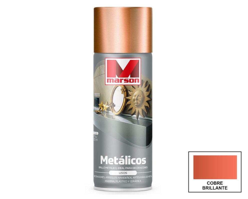 Pintura spray 485 ml cobre Marson-0