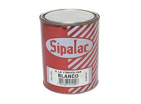 Laca 1/4 galón Piroxilina blanco brillante Sipa-0