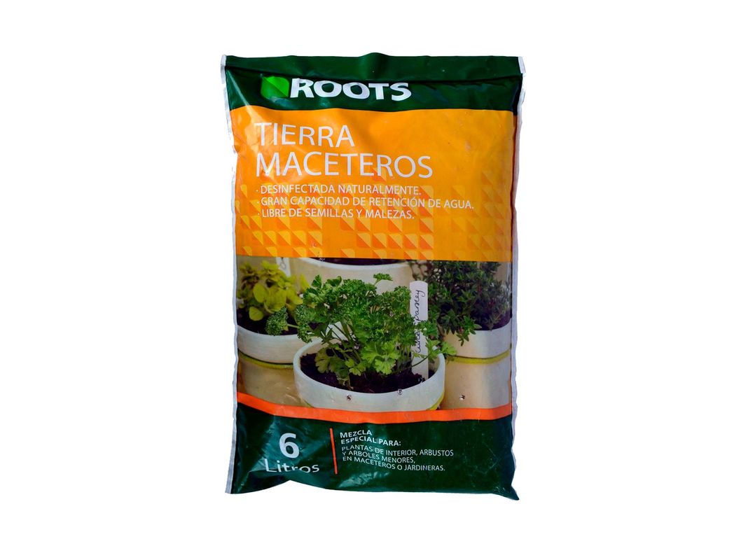 Tierra para macetero 6 litros Roots-0