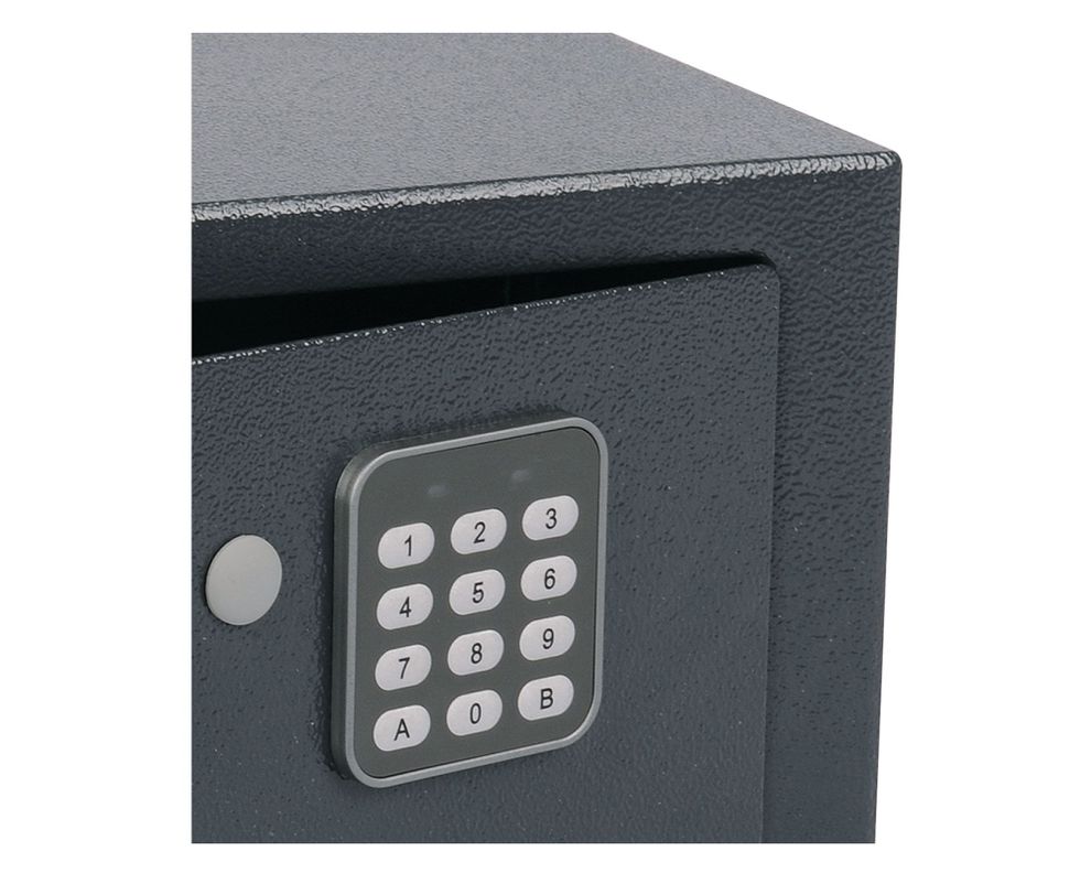 Caja fuerte 18x18x23 cm HYQHOUARN018 gris oscuro Arnik-2