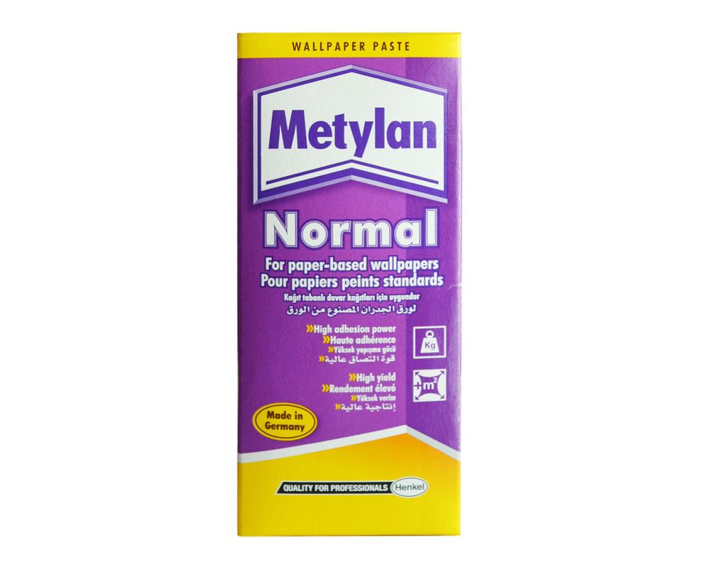 Adhesivo papel mural 125 g Metylan amarillo Henkel-0