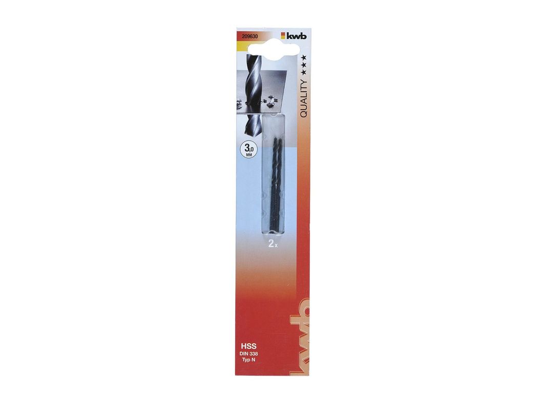 Broca para metal 3 mm HSS 209630 KWB-0