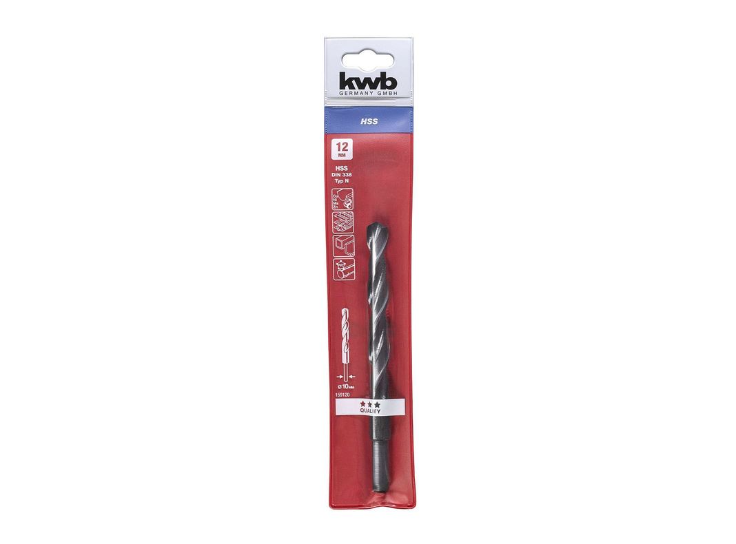 Broca para metal 12 mm HSS 159120 KWB-0