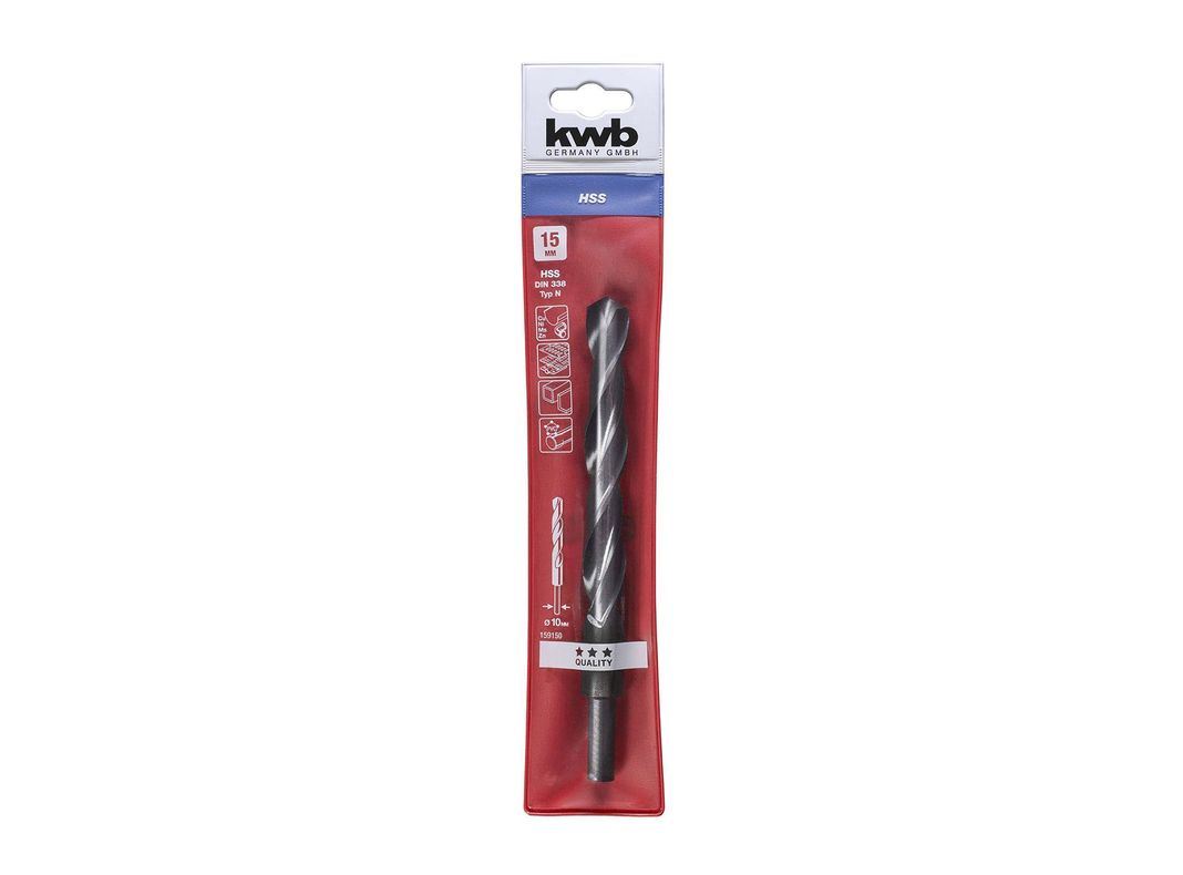 Broca para metal 15 mm HSS 159150 KWB-0