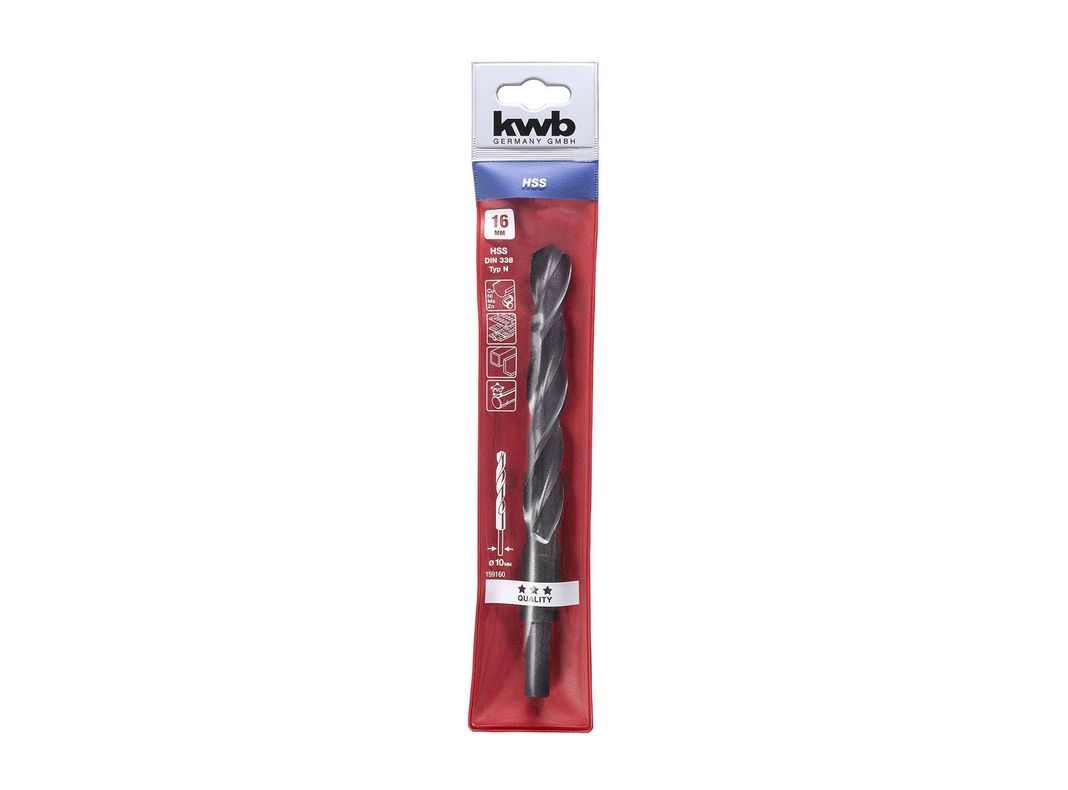 Broca para metales 16 mm HSS 159160 KWB-0