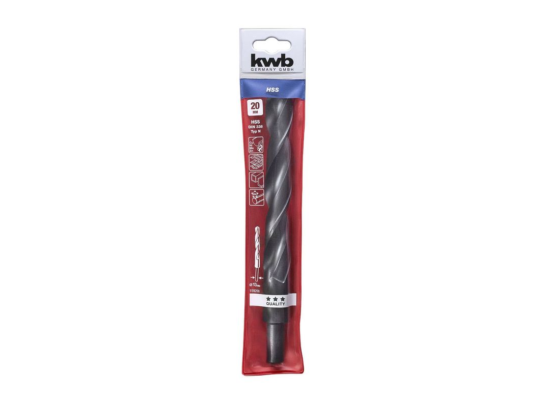 Broca para metal 20 HSS 159200 KWB-0
