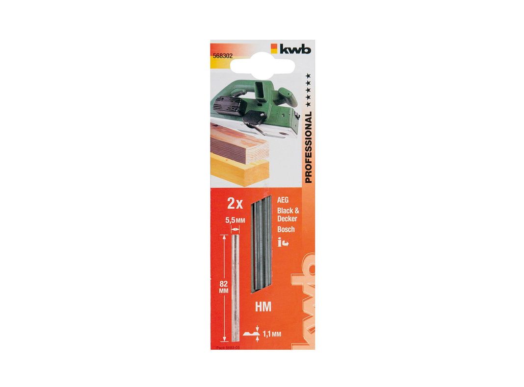 Cuchillo para cepilladora eléctrica KWB-1