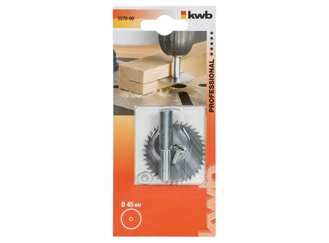Fresa para madera 45 mm 557000 KWB-2