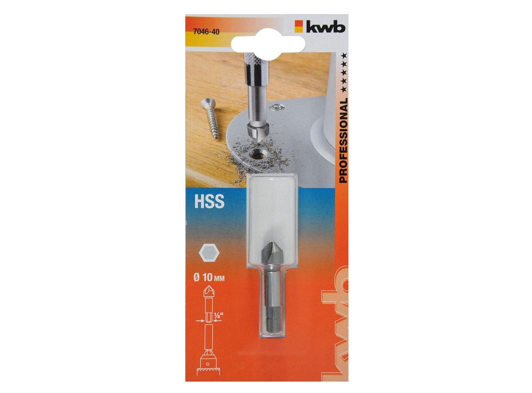 Avellanador para metales 10 mm 704640 KWB-2