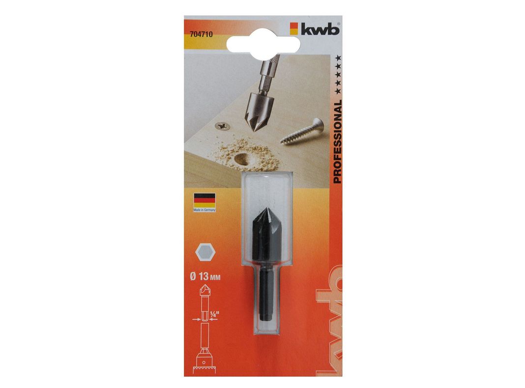 Avellanador para madera 13 mm 704710 KWB-0