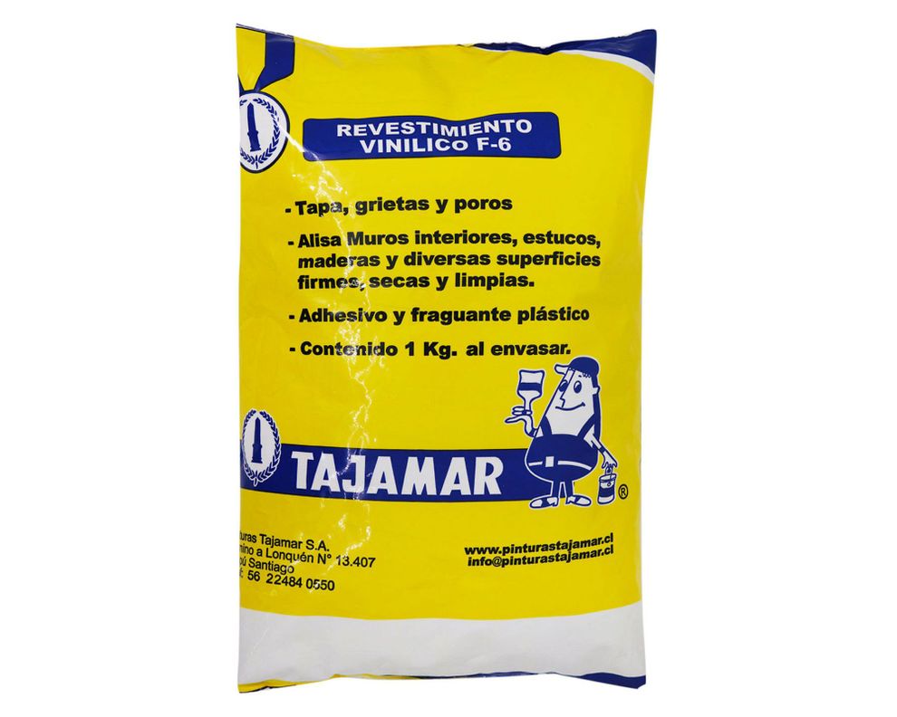Pasta muro 1 kg F-6 Vinílica Tajamar-0