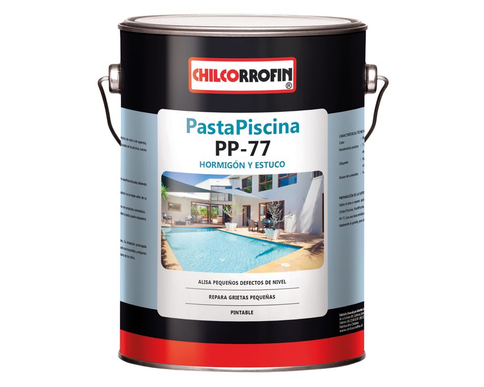 Pasta piscina 7 kg PP-77 blanco Chilcorrofin