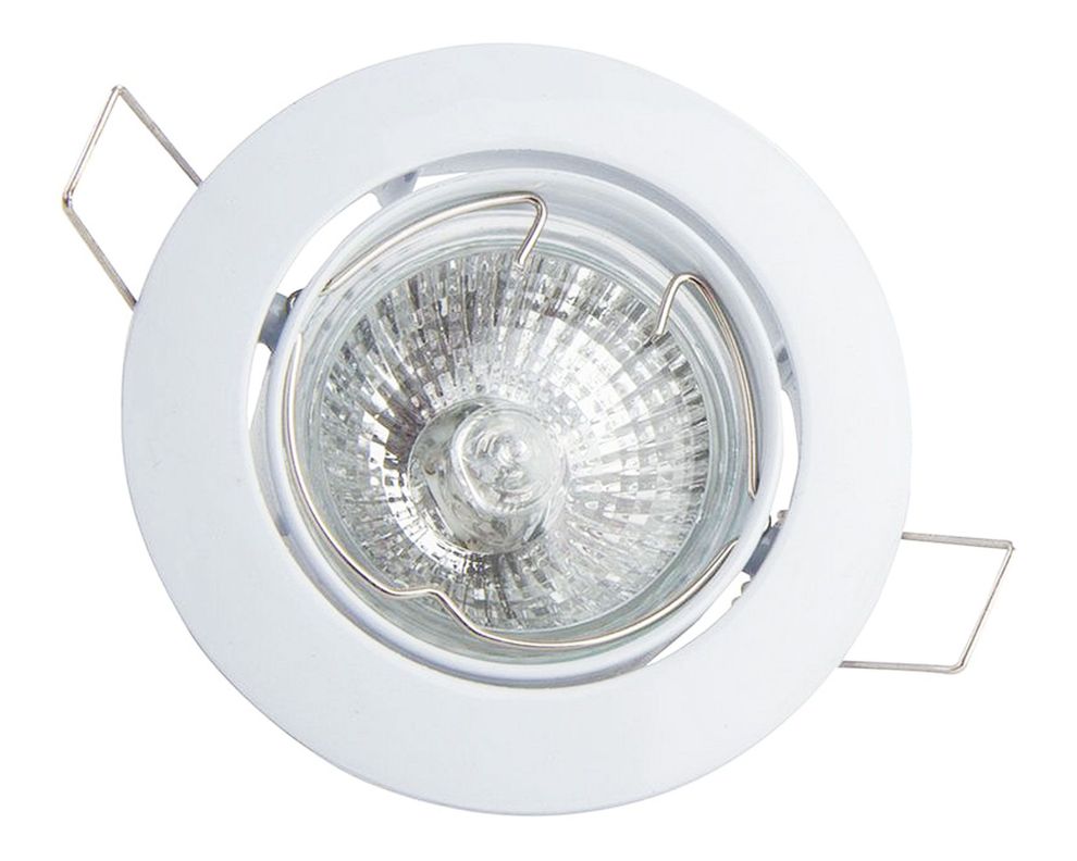 Kit foco GU10 8.4 cm Basculante blanco 3 unidades ByP-1