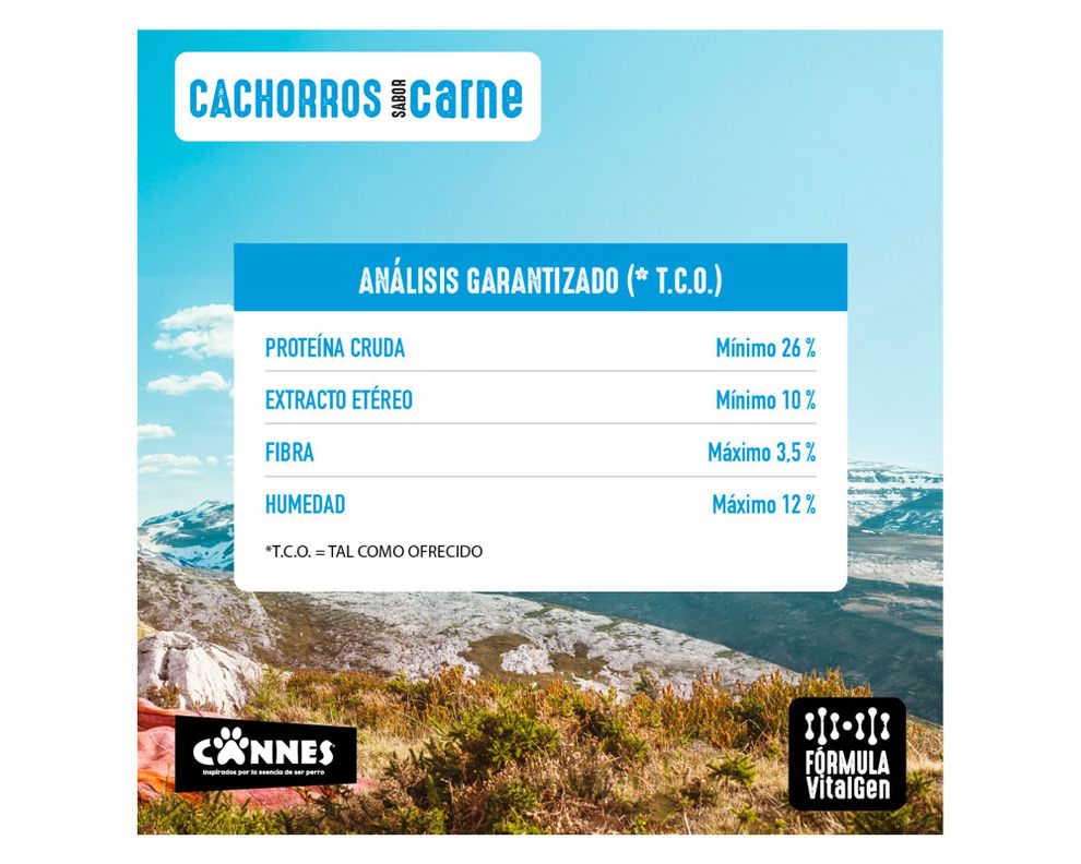 Alimento cachorro 18 kg raza mediana grande carne leche Cannes-3