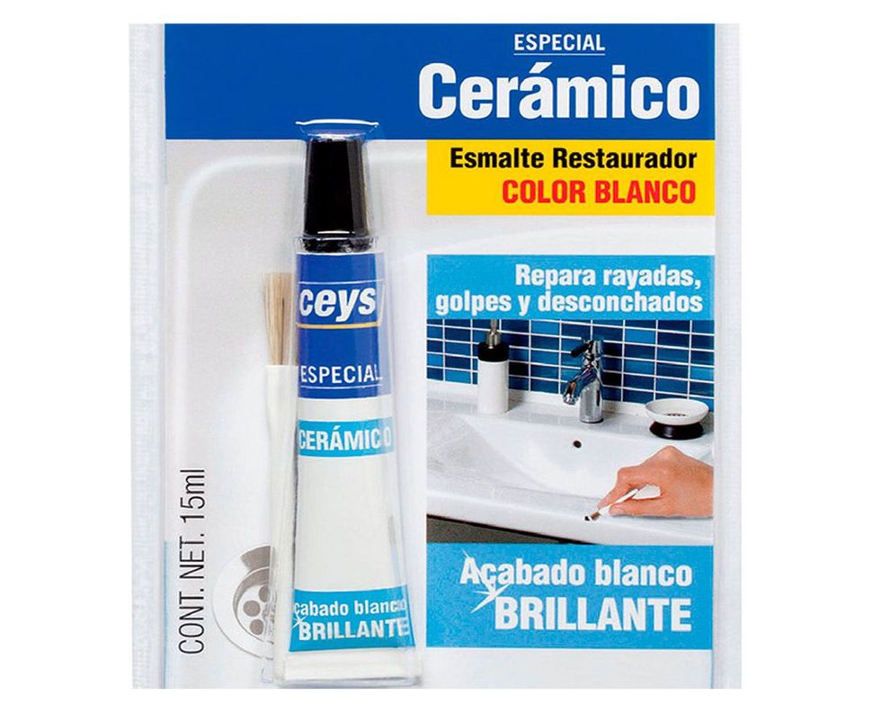 Esmalte restaurador 15 ml Cerámico blanco Ceys-1
