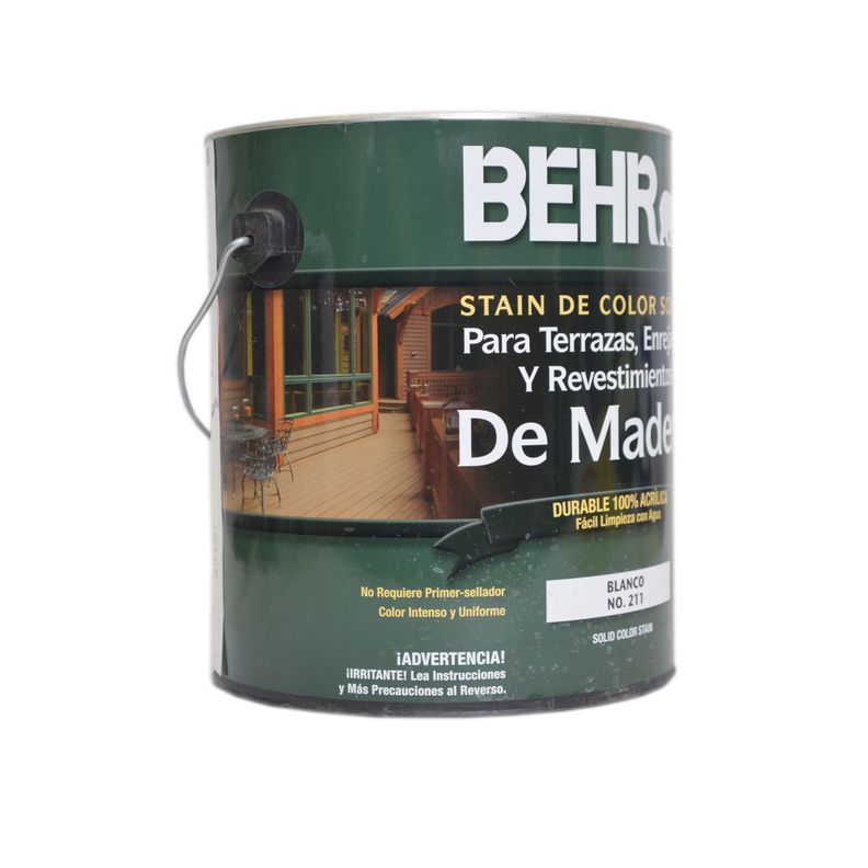 Protector de madera 1 galón blanco Behr-1