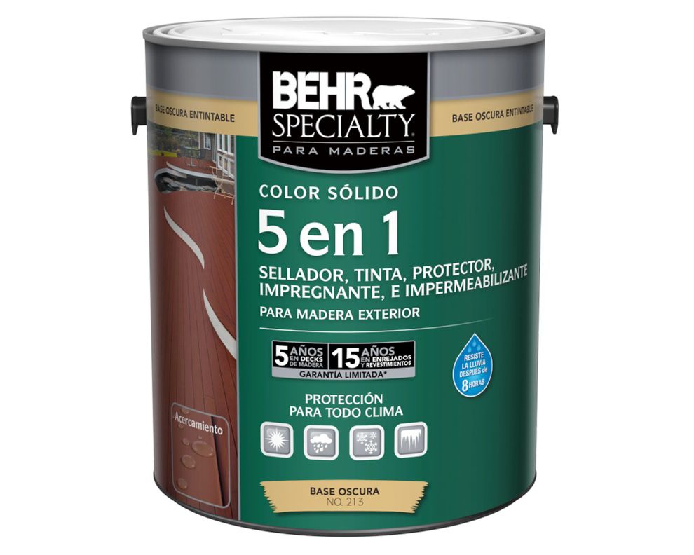 Protector de madera 1 galón blanco Behr-0