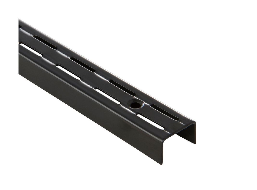 Pilar ranurado doble 32 cm negro Ducasse-0